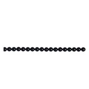 Collier de perles noires en onyx
