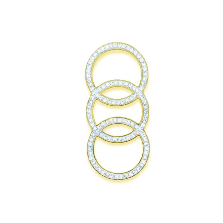 Sapèque 1001 Nuitsx strass doré 18K