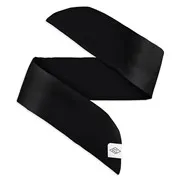 Bracelet en satin uni noir