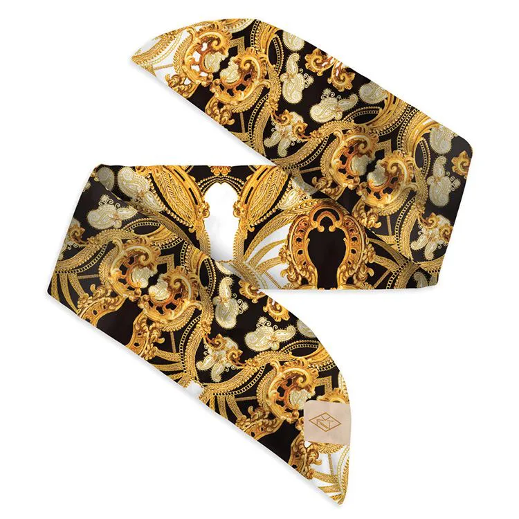 Satin Armband Barock/Senf