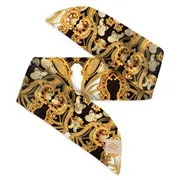 Satin Armband Barock/Senf