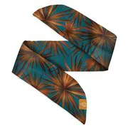 Satin Armband Blumen in Entengrün/Ocker