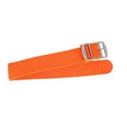Geflochtenes Baumwollarmband, orange