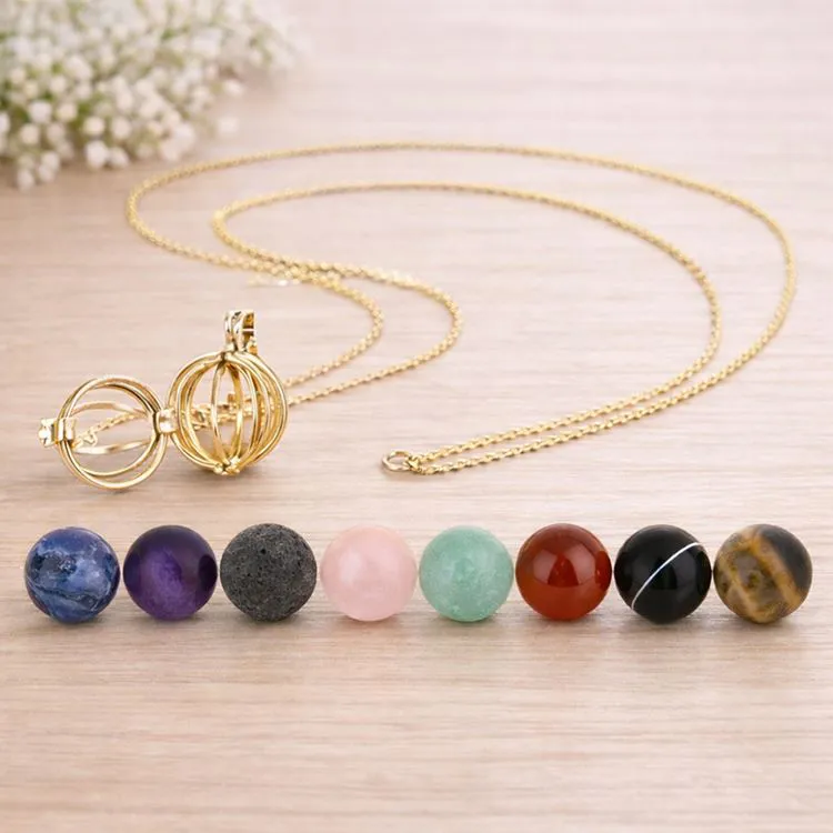 Schmuckset Harmony vergoldet (K&auml;figanh&auml;nger, Kette