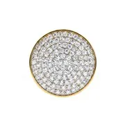 Bouton à visser rond cristal Do