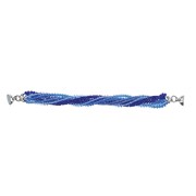 Bracelet rangs bleus