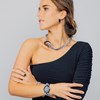 Bracelet satin pour montres gris uni 2