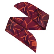 Bracelet en satin Savane bordeaux