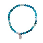 Bracelet Agate bleue  1