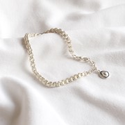 Bracelet maille carrée Ag 2