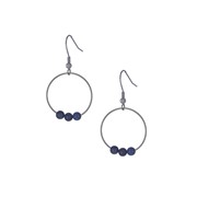 Boucles créoles/ lapis lazuli