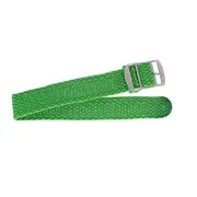 Bracelet coton tressé pour montre, vert 1