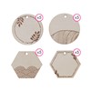 Etiquettes en bois ronds (20pcs)