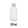 Flacon vide Verre bouchon alu 125 ml