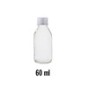 Flacon vide Verre bouchon alu 60 ml