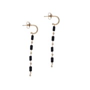 Boucles d'oreilles Black Pearl Do