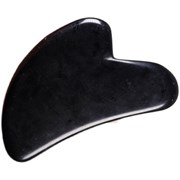 Pierre de massage Gua Sha - Obsidienne